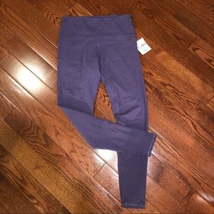 Brand New Charcoal Gray Blue Workout Leggings